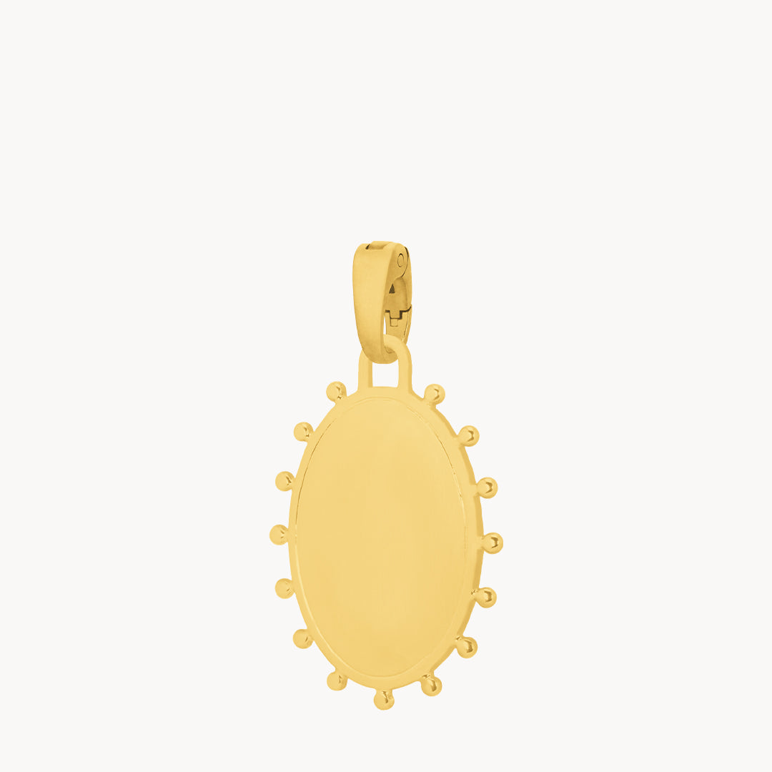 Domna Munita Engravable Pendant, Gold