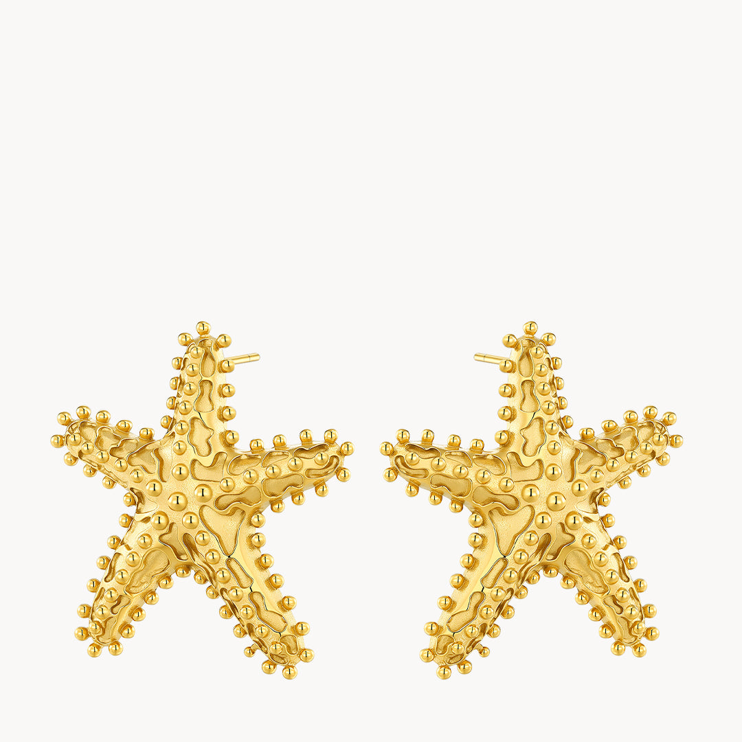 Radiant Statement Starfish Earrings