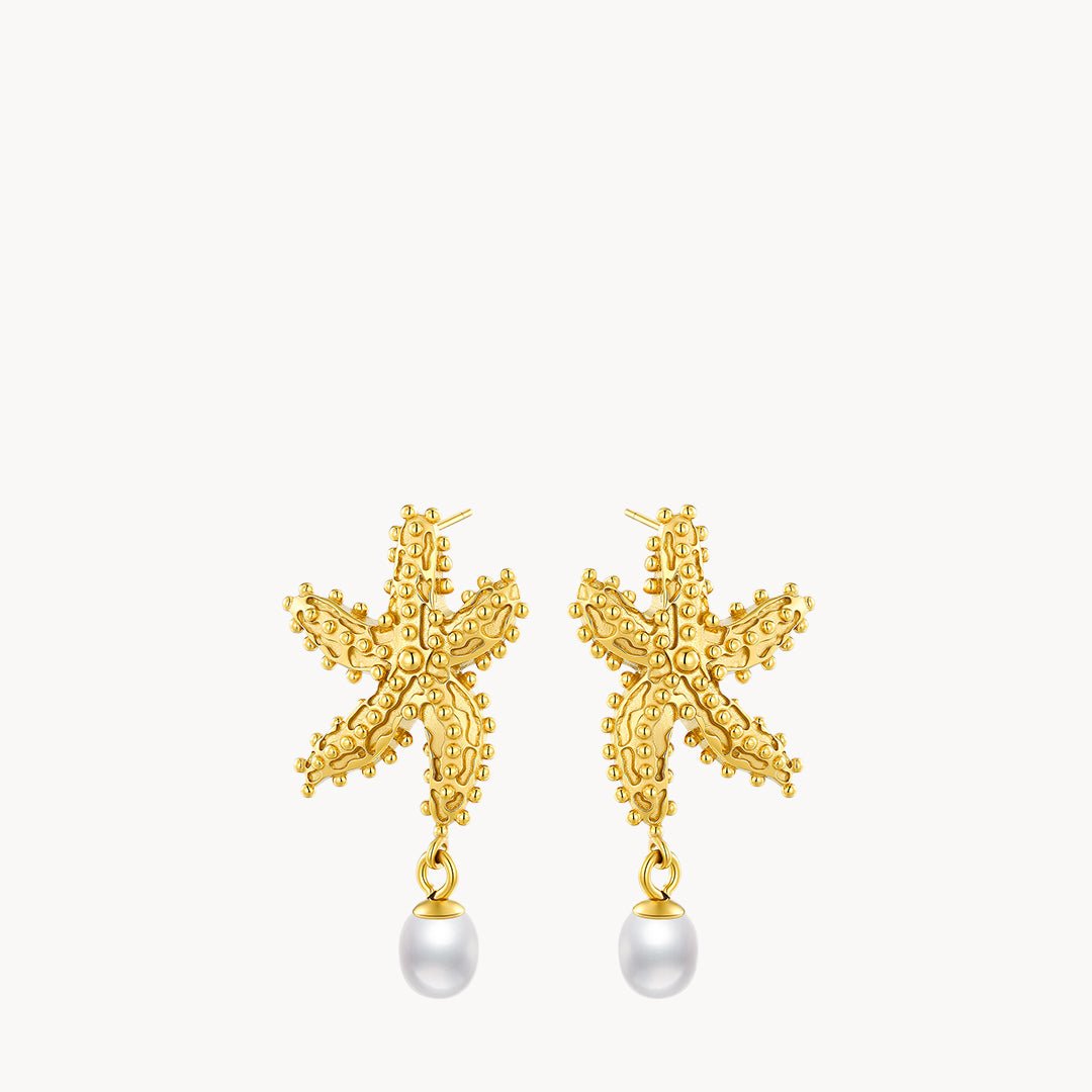 Timeless Radiant Starfish Earrings