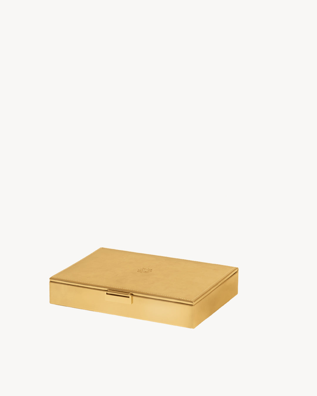 Gold Metallic Stackable Jewellery Box