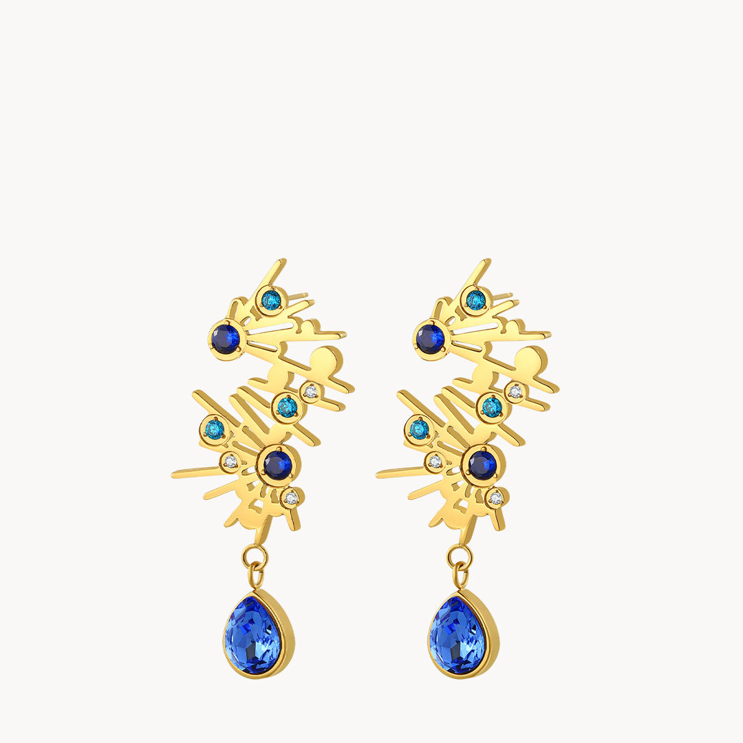 Fireworks Dangling Earrings