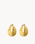 Wave Statement Hoop Earrings