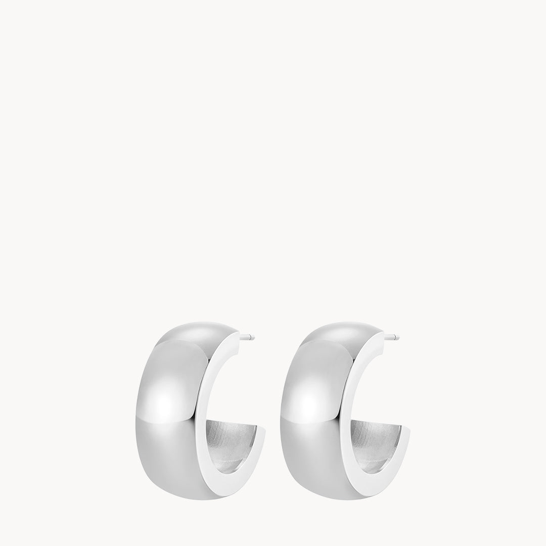 Bold Hoop Silver