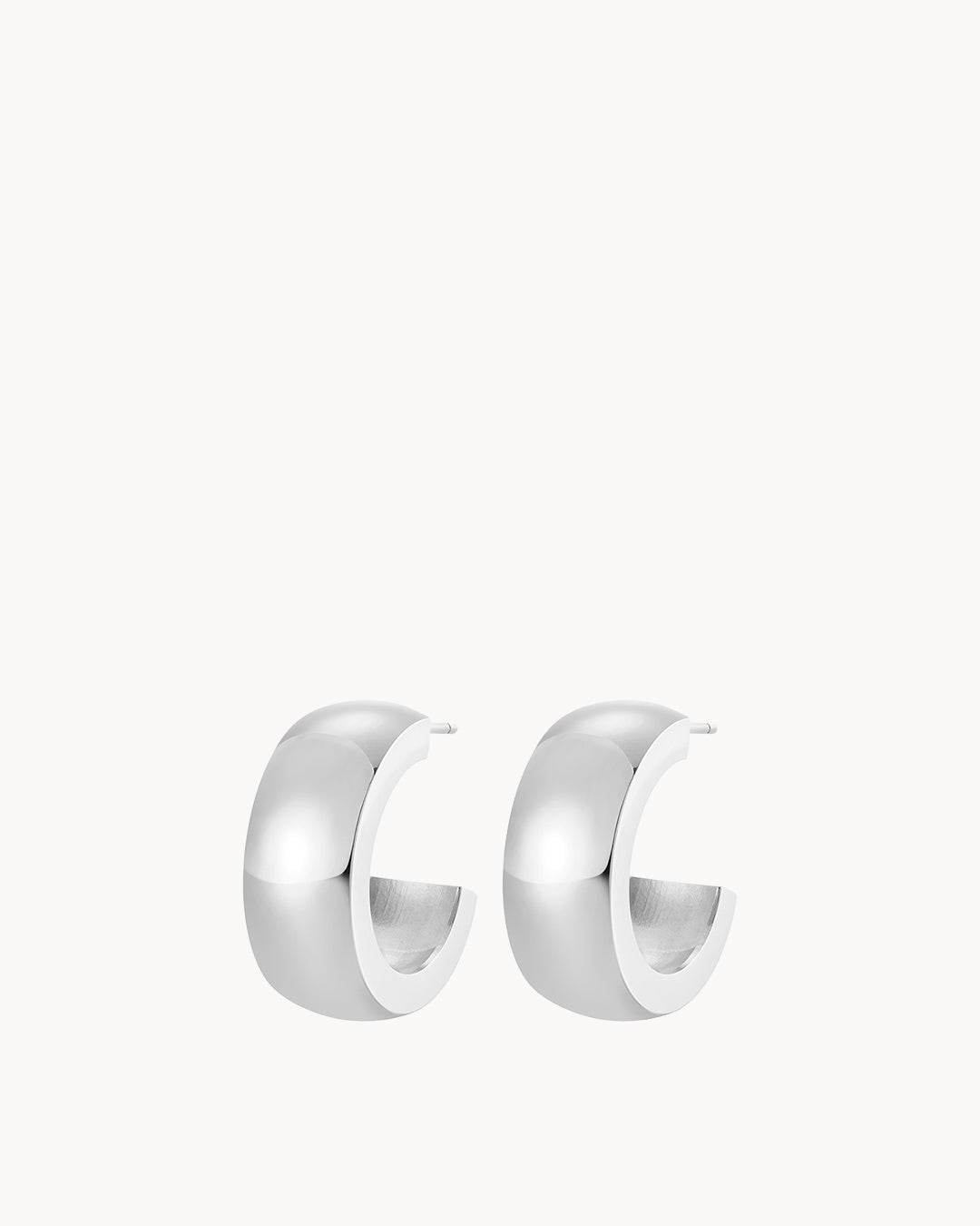 Bold Hoop Silver