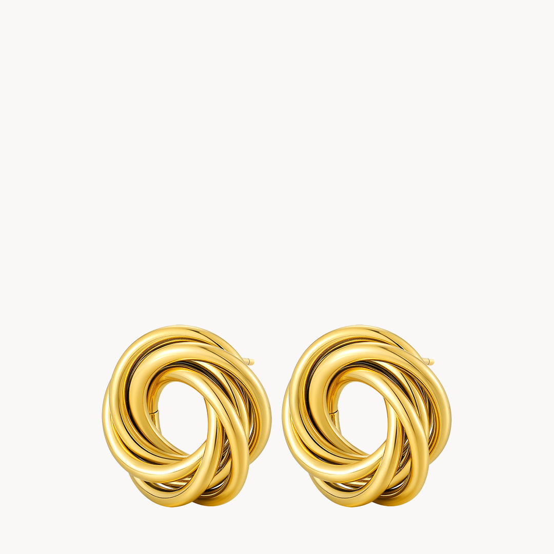 Wave Stud Earrings