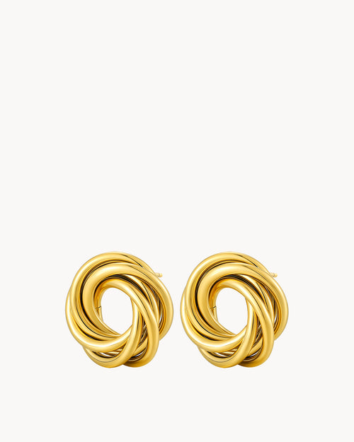 Wave Stud Earrings