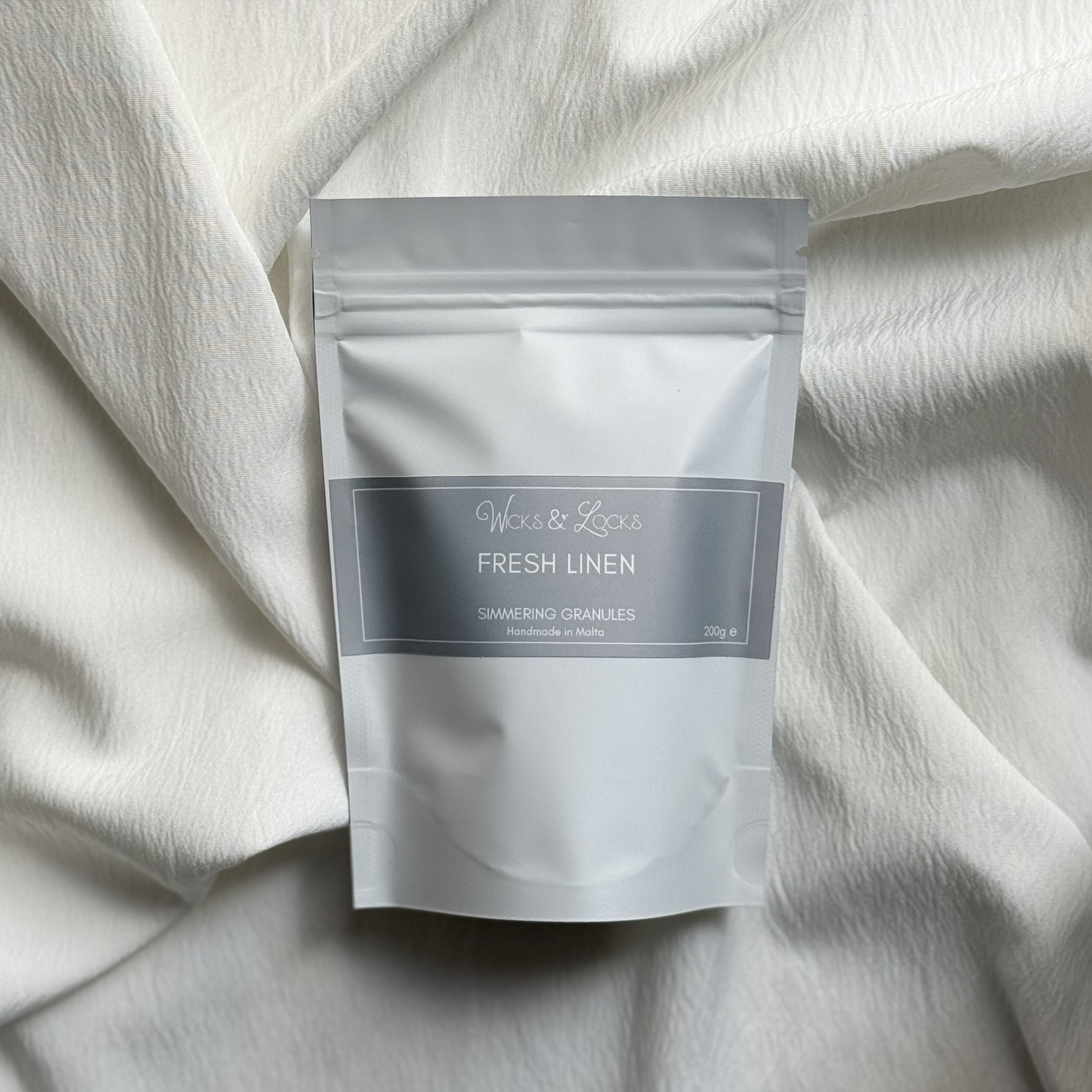 Wicks & Locks Fresh Linen - Simmering Granules