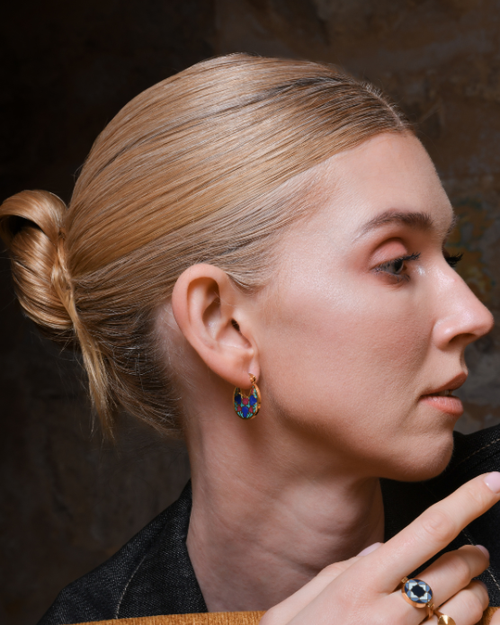 Friendship Maduma Reversible Hoop Earrings