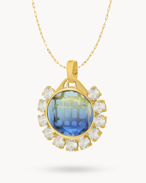 Blue Dazzling Gallarija Necklace