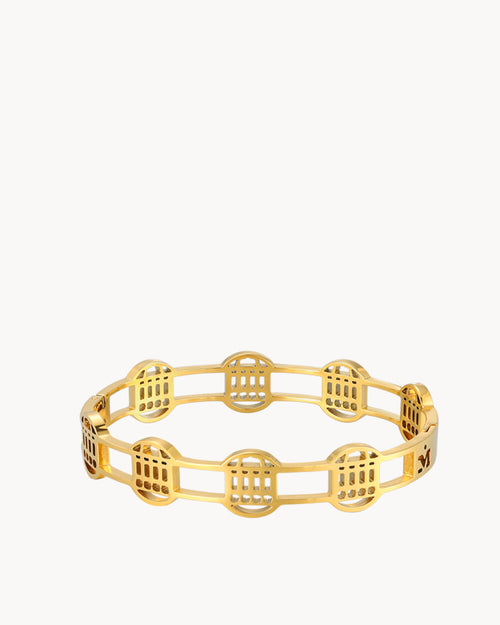 Gallarija Hollow Dainty Bangle