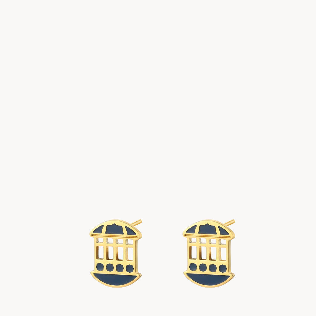 Blue Gallarija Dainty Stud Earrings