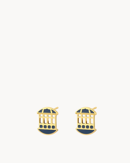 Blue Gallarija Dainty Stud Earrings