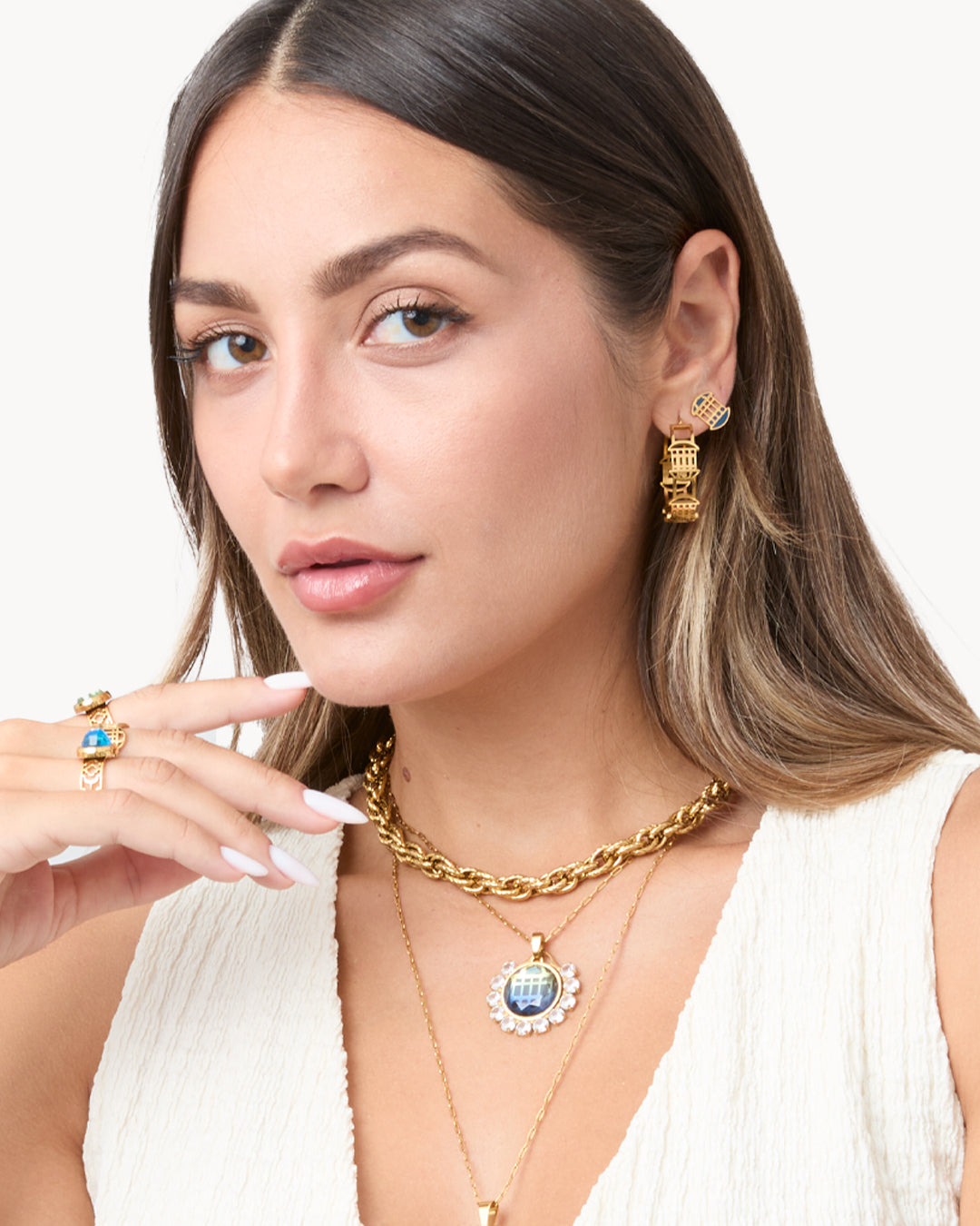Blue Dazzling Gallarija Pendant