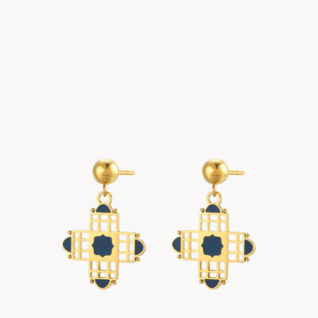 Gallarija Salib Dangling Earrings