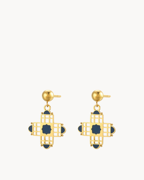 Gallarija Salib Dangling Earrings