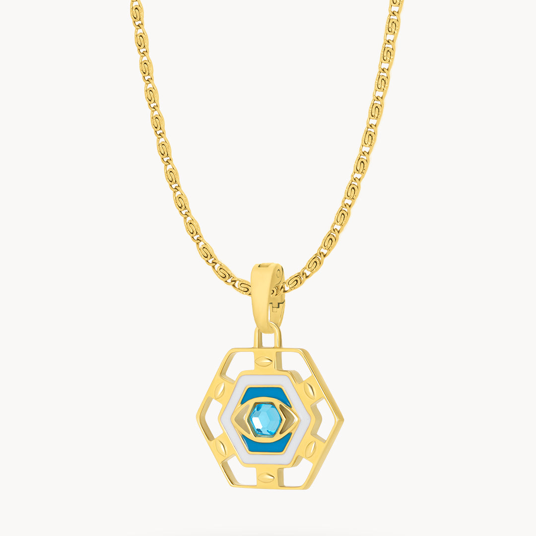 Evil Eye Gardjola Reversible Necklace