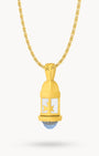 December Birthstone Passion Gardjola Dainty Twist Necklace