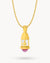 February Birthstone Passion Gardjola Dainty Twist Necklace
