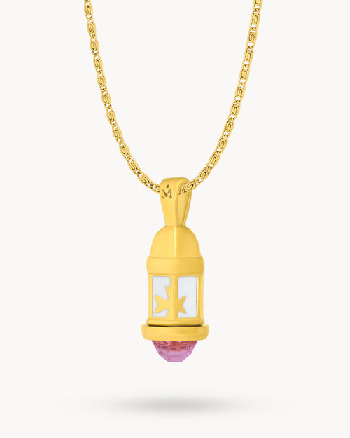 February Birthstone Passion Gardjola Dainty Twist Necklace