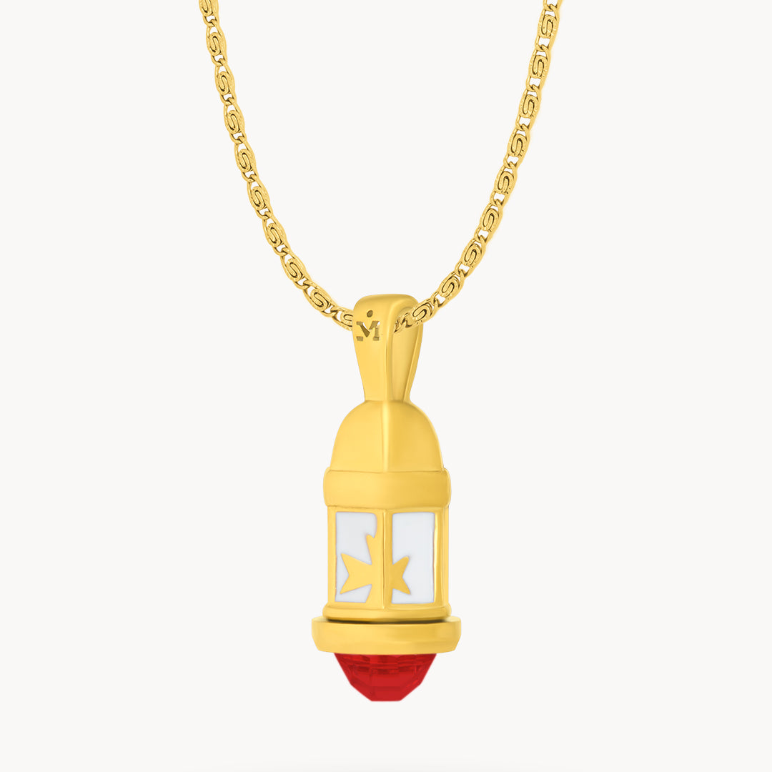 January Birthstone Passion Gardjola Dainty Twist Necklace