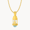March Birthstone Passion Gardjola Dainty Twist Necklace