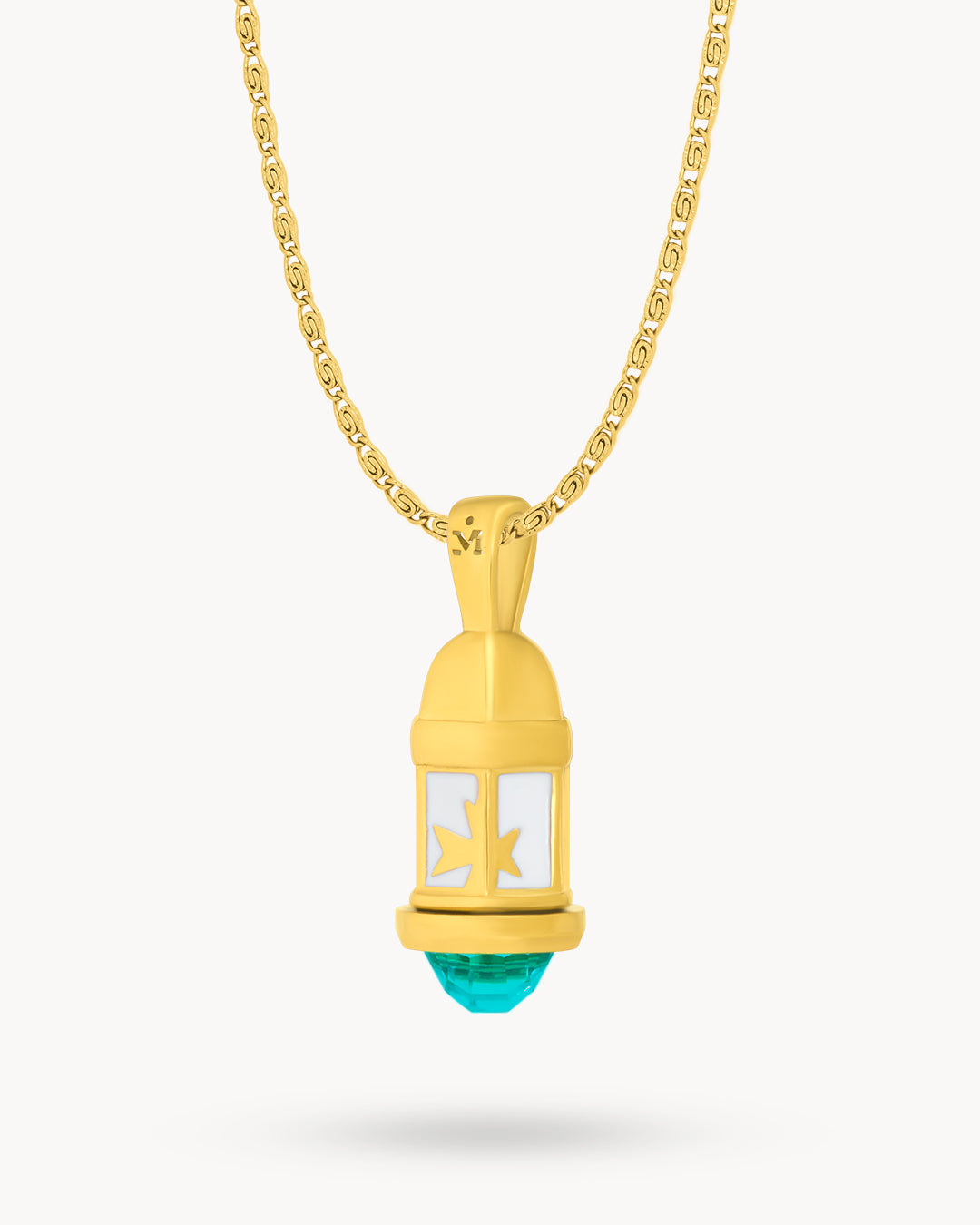 May Birthstone Passion Gardjola Dainty Twist Necklace