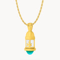 May Birthstone Passion Gardjola Dainty Twist Necklace