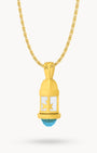 September Birthstone Passion Gardjola Dainty Twist Necklace