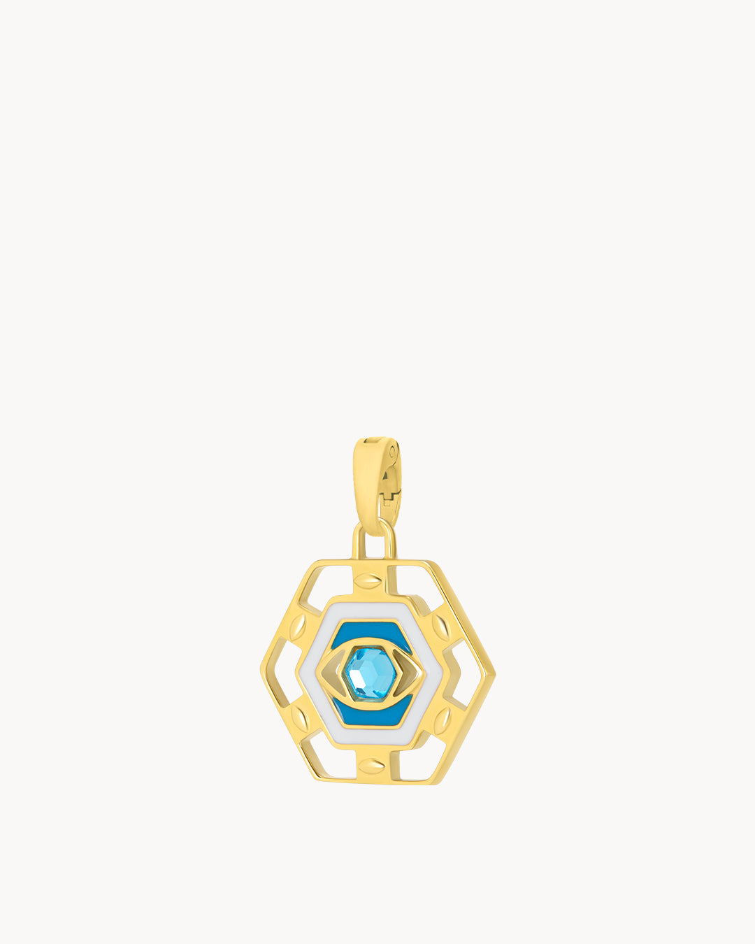 Evil Eye Gardjola  Reversible Pendant