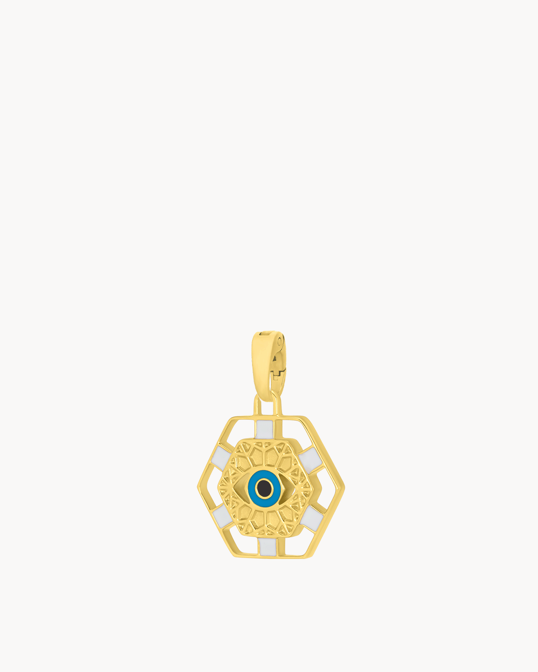 Evil Eye Gardjola  Reversible Pendant