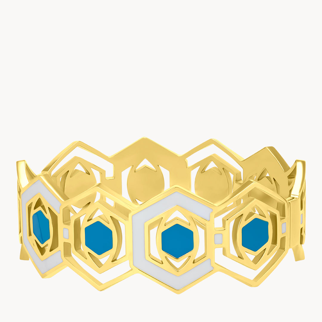 Evil Eye Gardjola Statement Bangle
