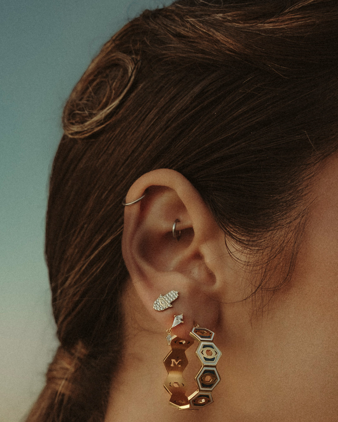 Starlight Glow Stud Earring