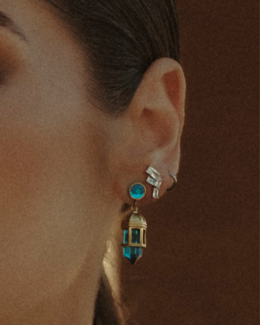 Starlight Spark Stud Earring