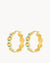 Evil Eye Gardjola Statement Hoop Earrings