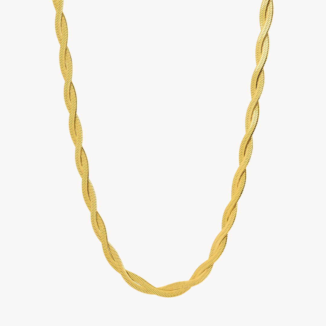 Double Snake Chain Necklace