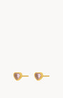 Dainty Heart Of Joy Stud Earrings