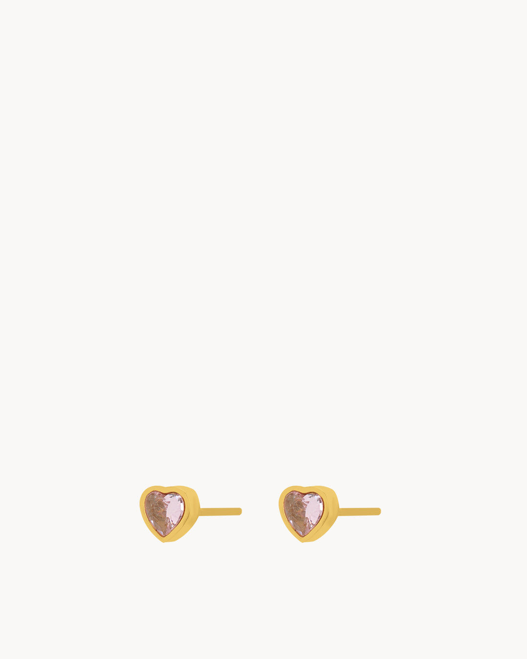 Dainty Heart Of Joy Stud Earrings
