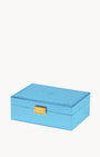 Blue Metallic Jewellery Box