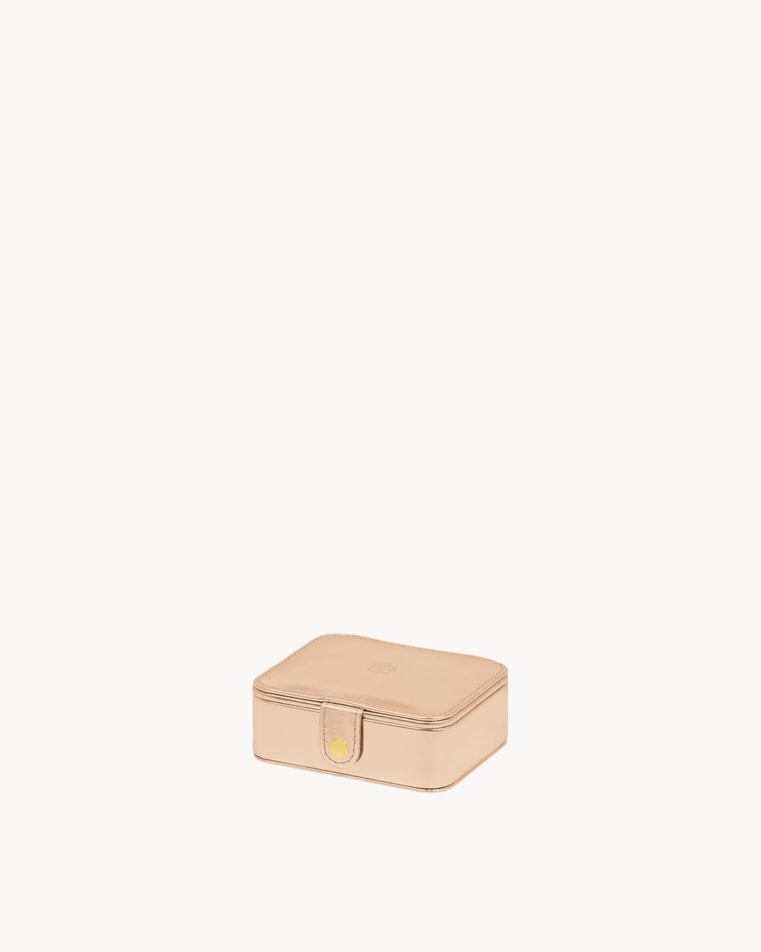Dainty Rose Gold Metallic Jewellery Box