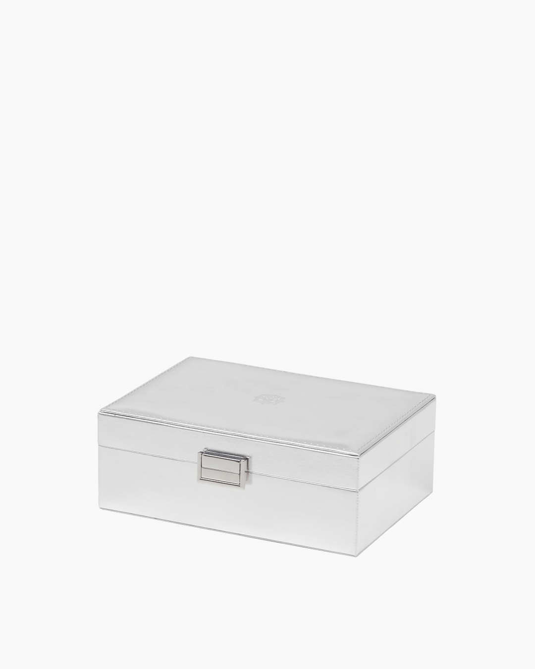 Silver Metallic Jewellery Box
