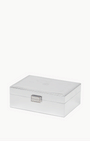 Silver Metallic Jewellery Box
