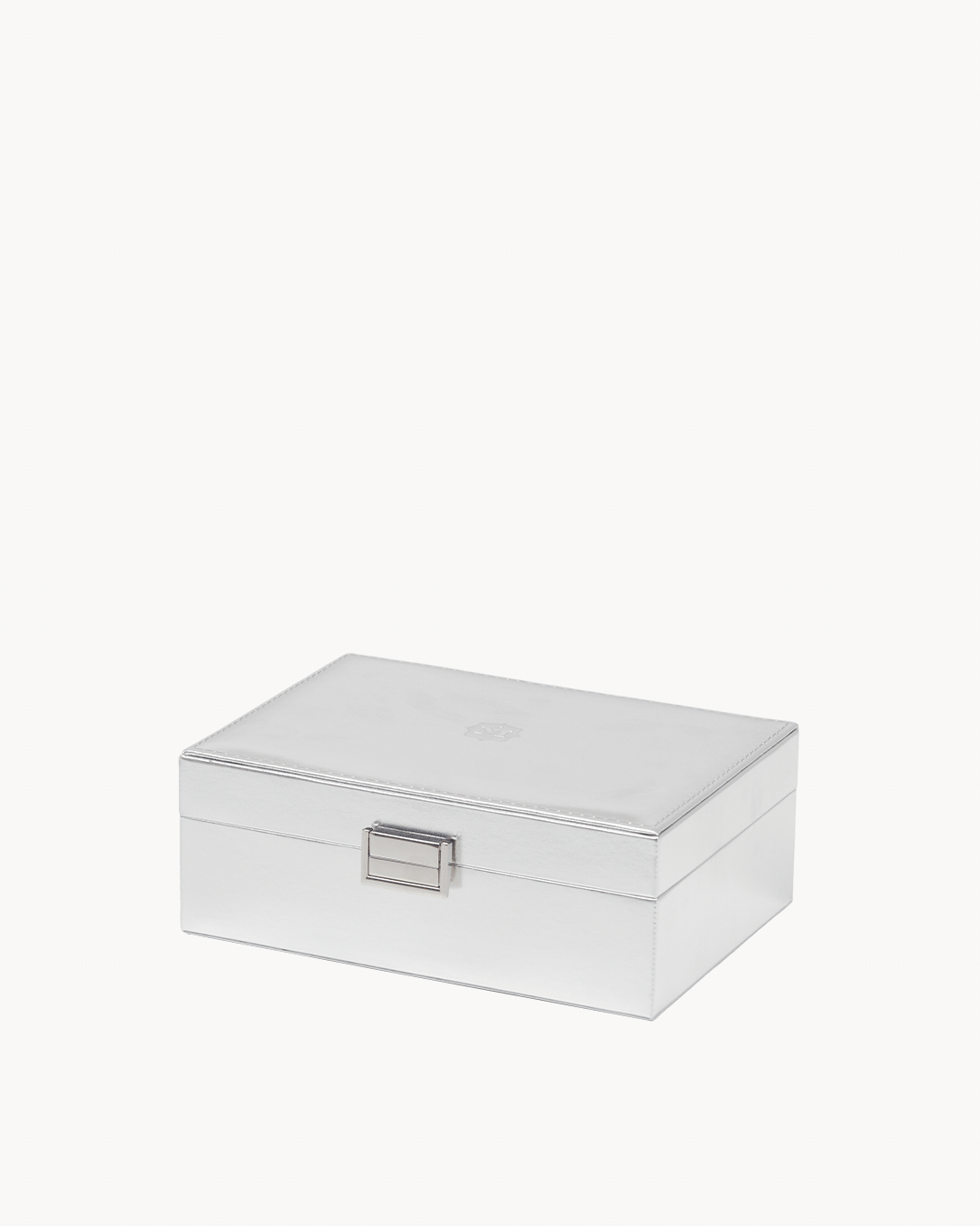 Silver Metallic Jewellery Box