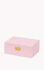 Pink Velvet Jewellery Box