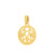 Gemini Pendant, Gold (May 21 - Jun 20)