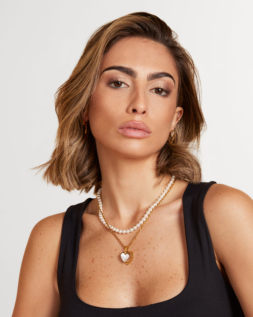 Protection Heart Ħabbata Necklace Set