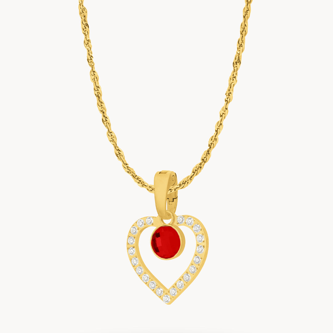 January Heart Ħabbata Starlight Necklace Set