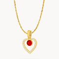 January Heart Ħabbata Starlight Necklace Set