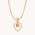 February Heart Ħabbata Starlight Necklace Set