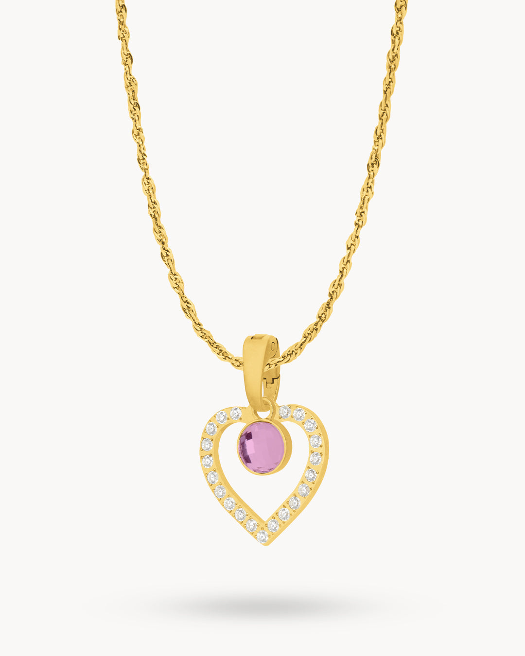 February Heart Ħabbata Starlight Necklace Set