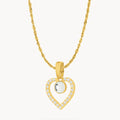 April Heart Ħabbata Starlight Necklace Set